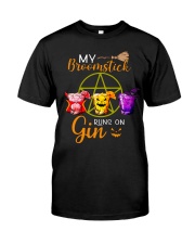 My broomstick runs on Classic T-Shirt front
