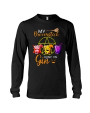 My broomstick runs on Long Sleeve Tee tile
