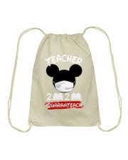 Teacher 2020 quaranteach Drawstring Bag tile
