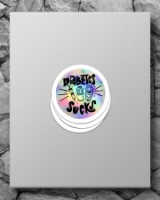 Diabetes Sucks Sticker - 4 pack (Vertical) aos-sticker-4-pack-vertical-lifestyle-front-09