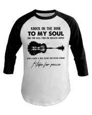 Knock on the door Baseball Tee tile
