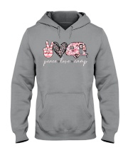 Peace love camp Hooded Sweatshirt tile