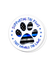 Supporting the paws Sticker - 4 pack (Vertical) front