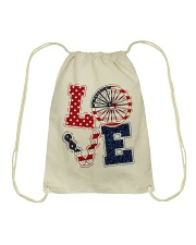 Love Independence day Drawstring Bag tile
