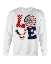 Love Independence day Crewneck Sweatshirt front