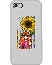 Happy little hippie Independence day Phone Case tile