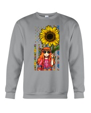 Happy little hippie Independence day Crewneck Sweatshirt tile