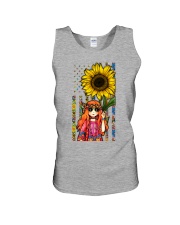 Happy little hippie Independence day Unisex Tank tile