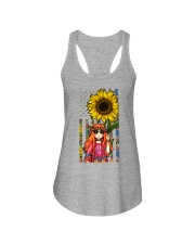 Happy little hippie Independence day Ladies Flowy Tank tile