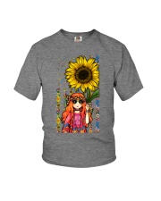 Happy little hippie Independence day Youth T-Shirt tile