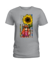 Happy little hippie Independence day Ladies T-Shirt tile