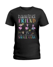 We are more than just gardening friends Ladies T-Shirt tile