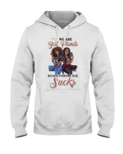 We are best friends Hooded Sweatshirt tile