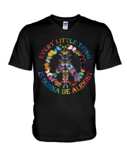 Every little thing V-Neck T-Shirt tile
