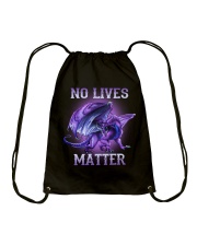 No lives matter Drawstring Bag tile