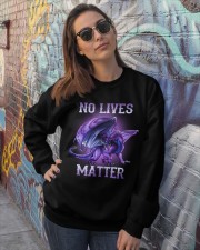No lives matter Crewneck Sweatshirt lifestyle-unisex-sweatshirt-front-3