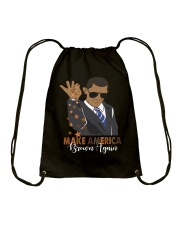Make America brown again Drawstring Bag tile