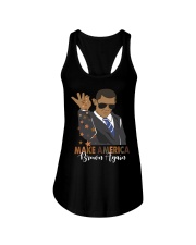 Make America brown again Ladies Flowy Tank tile