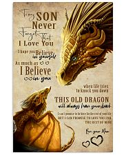 To my son 11x17 Poster front