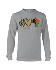 Peace Love Juneteenth - Printed apparels Long Sleeve Tee tile