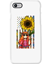 Happy little hippie Independence day Phone Case tile