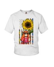Happy little hippie Independence day Youth T-Shirt tile