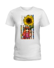 Happy little hippie Independence day Ladies T-Shirt tile