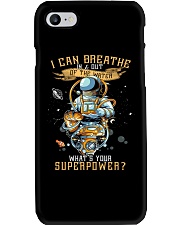 I can breathe in and out of the water Phone Case tile