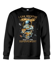 I can breathe in and out of the water Crewneck Sweatshirt tile