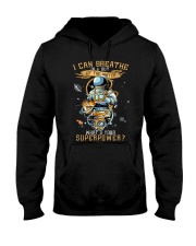 I can breathe in and out of the water Hooded Sweatshirt tile