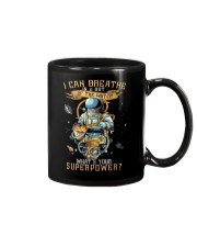 I can breathe in and out of the water Mug tile