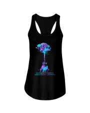 Lose your mind find your soul Ladies Flowy Tank tile