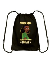 Feeling kind of IDGAF Drawstring Bag tile