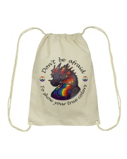 Don't be afraid Drawstring Bag tile