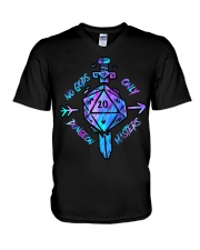 No gods only dungeons masters V-Neck T-Shirt tile
