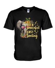 I got a peaceful easy feeling V-Neck T-Shirt tile