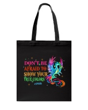 Don't be afraid Tote Bag tile
