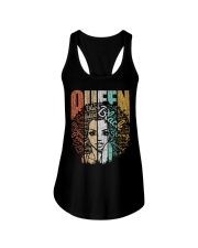Black queen Ladies Flowy Tank tile