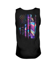 Trucker holographic heart Unisex Tank tile
