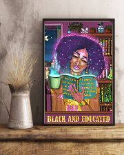 Bae black and educated 11x17 Poster lifestyle-poster-3