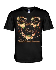 Faith hope love V-Neck T-Shirt tile