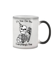 It's fine I'm fine Color Changing Mug tile