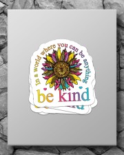 In a world where you can be anything be kind Sticker - 4 pack (Vertical) aos-sticker-4-pack-vertical-lifestyle-front-09