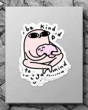 Be kind to ya mind Sticker - 4 pack (Vertical) aos-sticker-4-pack-vertical-lifestyle-front-09