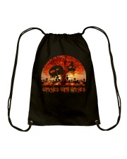 Witches with hitches Drawstring Bag tile