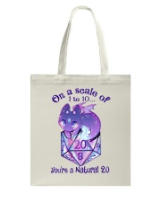 You are a Natural 20 Tote Bag tile