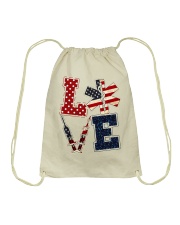 Love Independence day Drawstring Bag tile