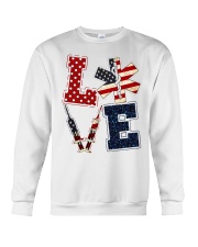 Love Independence day Crewneck Sweatshirt front