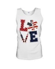 Love Independence day Unisex Tank tile
