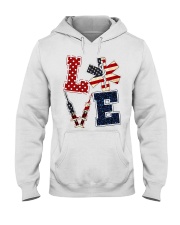 Love Independence day Hooded Sweatshirt tile